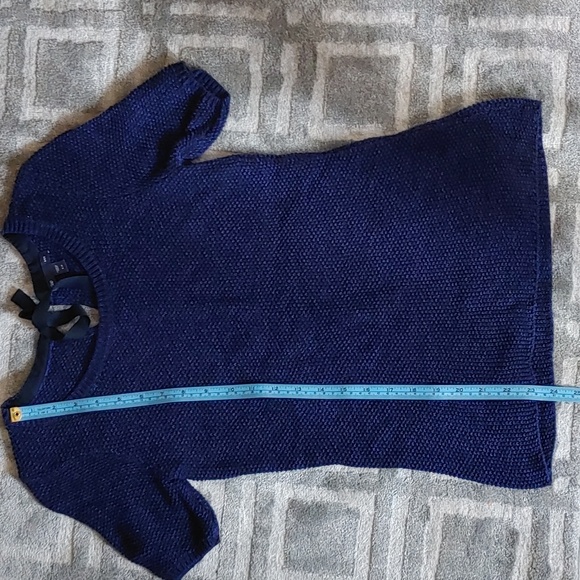 🌠3/$20🌠 Gap US S 100% Cotton Thick Knitted Style Top with Tie-Back Closure - Picture 5 of 7